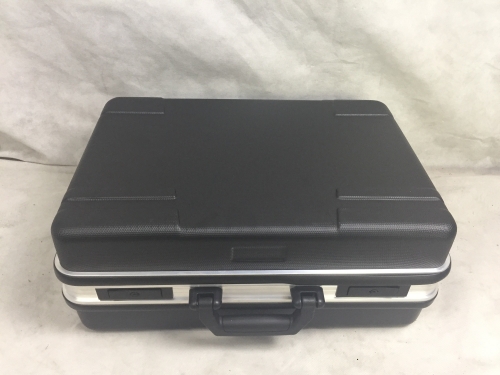 BLACK PLASTIC DIY CASE W/H TOOLS PALLET AND DIVIDERS ,485*335*195mm