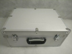 silver aluminium instrument box/case