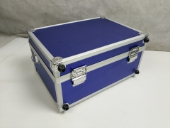 Maletin aluminio/blue /storage case with aluminum frame