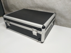 Maletin aluminio/black aluminium storage box with dividers