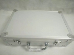 silver aluminum sorage case